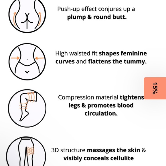 BNWT!!! New in bag! Boom Booty leggings in Mulan blue booty boosting top rated - Picture 3 of 3